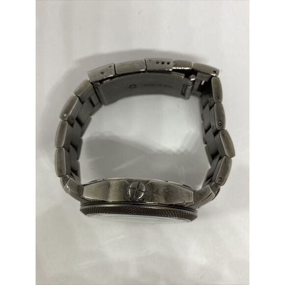 Fossil FS4774 Men's Gray Stainless Steel Analog Black Dial Quartz Watch XX404 - Picture 8 of 12
